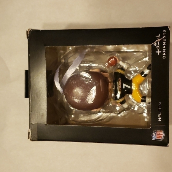 Nfl Pittsburgh Steelers Ben Roethlisberger Bobble Head Ornament NFLPA - Picture 14 of 16